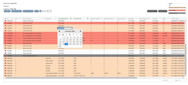 QBrowse approvals dashboard